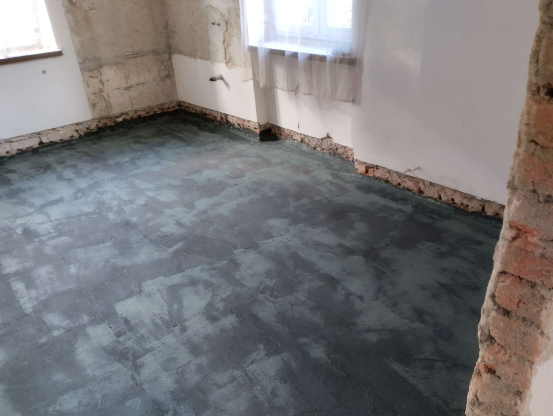 Od hydroizolace k plovoucí podlaze — 1. Hydroizolace